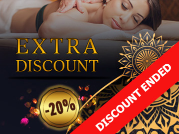 Extra discount -20% for 60-minute Thai massages